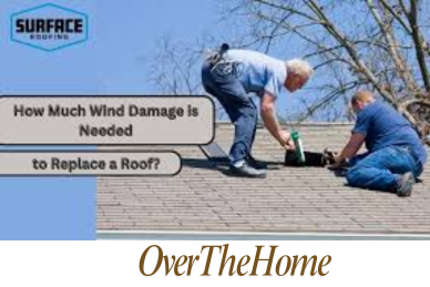 How Much Wind Damage To Replace Roofs? 